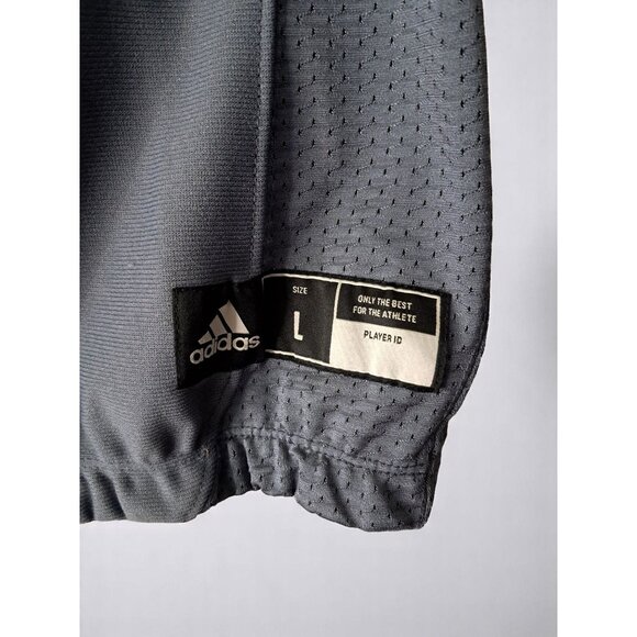Adidas Men's Football Jersey - Techfit Hyped Grey/White Size L - NWT - Picture 9 of 16